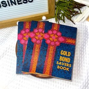 GOLD BOND SAVER STAMP BOOKS LOT 3 BLUE